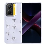 Xiaomi Poco X7 Pro Kılıf Airbag Tasarımlı Simli Şeffaf Zore Kutup Kapak
