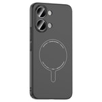 Xiaomi Poco X8 Pro Max Kılıf M-Safe Şarj Özellikli Kamera Korumalı Zore Elio Sert PC Kapak