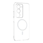 Xiaomi Redmi 15 Kamera Korumalı M-Safe Şarj Özellikli Şeffaf Zore London Sert PC Kapak