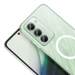 Xiaomi Redmi 15 Kamera Korumalı M-Safe Şarj Özellikli Şeffaf Zore London Sert PC Kapak