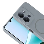 Xiaomi Redmi 15C Kılıf M-safe Şarj Özellikli Zore Meta Kapak