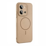 Xiaomi Redmi 15C Kılıf M-safe Şarj Özellikli Zore Tea Kapak