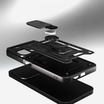 Xiaomi Redmi 15C Kılıf Magnetik Standlı Kamera Korumalı Zore Sürgülü Vega Kapak