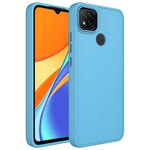 Xiaomi Redmi 9C Kılıf Metal Çerçeve ve Buton Tasarımlı Silikon Zore Luna Kapak
