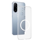 Xiaomi Redmi A7 Pro Kamera Korumalı M-Safe Şarj Özellikli Şeffaf Zore London Sert PC Kapak