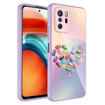 Xiaomi Redmi Note 10 Pro Kılıf Kamera Korumalı Desenli Sert Silikon Zore Epoksi Kapak