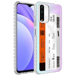 Xiaomi Redmi Note 10S Kılıf Airbag Kenarlı Renkli Desenli Silikon Zore Elegans Kapak