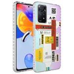 Xiaomi Redmi Note 11S Global Kılıf Airbag Kenarlı Renkli Desenli Silikon Zore Elegans Kapak