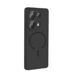 Xiaomi Redmi Note 13 Pro 4G Kılıf M-safe Şarj Özellikli Zore Meta Kapak