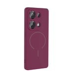 Xiaomi Redmi Note 13 Pro 4G Kılıf M-safe Şarj Özellikli Zore Meta Kapak