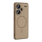 Xiaomi Redmi Note 13 Pro Plus 5G Kılıf M-safe Şarj Özellikli Zore Tea Kapak