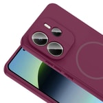Xiaomi Redmi Note 14 4G Kılıf M-safe Şarj Özellikli Zore Meta Kapak