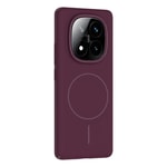 Xiaomi Redmi Note 14 Pro 4G Kılıf M-safe Şarj Özellikli Zore Ruby Sert Kapak