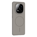 Xiaomi Redmi Note 14 Pro 4G Kılıf M-safe Şarj Özellikli Zore Ruby Sert Kapak