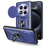 Xiaomi Redmi Note 14 Pro 4G Kılıf Magnetik Standlı Kamera Korumalı Zore Sürgülü Vega Kapak