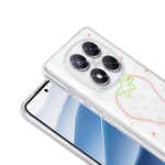 Xiaomi Redmi Note 14 Pro 4G Kılıf Şeffaf Figürlü Zore Folk Sert Kapak