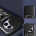 Xiaomi Redmi Note 14 Pro Plus Kılıf Magnetik Standlı Kamera Korumalı Zore Sürgülü Vega Kapak