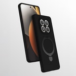 Xiaomi Redmi Note 15 5G Kılıf M-safe Şarj Özellikli Standlı Zore Samara Kapak