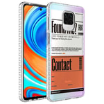Xiaomi Redmi Note 9 Pro Kılıf Airbag Kenarlı Renkli Desenli Silikon Zore Elegans Kapak