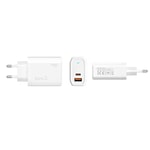 Zore Always-02 GaN Tech Type-C PD4.0 USB-A QC3.0 Hızlı Şarj Özellikli Seyahat Şarj Başlığı 45W
