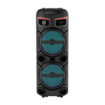 Zore GD-2809 Dijital LED Göstergeli FM Radyolu Mikrofonlu RGB TWS Çift 8 inç Stereo Bass Kablosuz Karaoke Hoparlör