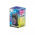 Zore LT-5312BT Mikrofonlu RGB Işıklı 12 inç Stereo Kumandalı Kablosuz Karaoke Hoparlör Speaker v5.0