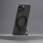 Zore M162 Karbon Fiber Tasarımlı Magnetik Ring Standlı Telefon Tutucu