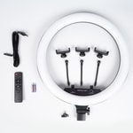 Zore MJ-18 Uzaktan Kumandalı 45cm Işıklı Telefon Tutucu Ring Light