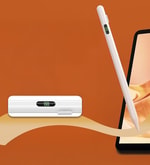 Zore Pencil 18 Stylus Universal Dijital Led Göstergeli Dokunmatik Tablet Kalemi