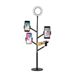 Zore Professional Live Stream Işıklı Telefon Tutucu Ring Light