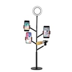 Zore Professional Live Stream Işıklı Telefon Tutucu Ring Light