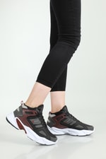 Air Basket Siyah Bordo Unisex Spor Ayakkabı 212-1401 Unisex Günlük Spor Ayakkabı M.P M.P 212-1401 UNİSEX BASKET