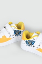 Air Taban Rahat Nefes Alır Beyaz Sarı Siyah Çocuk Spor Ayakkabı AIR v4 Çocuk Sneaker Beınsteps Beinsteps AIR V4 Çocuk Sneaker