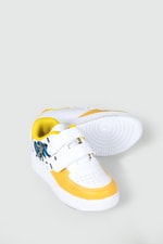 Air Taban Rahat Nefes Alır Beyaz Sarı Siyah Çocuk Spor Ayakkabı AIR v4 Çocuk Sneaker Beınsteps Beinsteps AIR V4 Çocuk Sneaker
