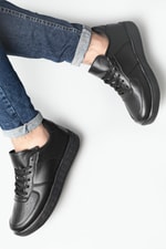 Air Taban Rahat Nefes Alır Siyah Siyah Erkek Spor Ayakkabı AIR v2 Erkek Sneaker Beınsteps Beinsteps AIR V2 MER SPOR