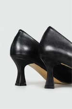 Alçak Topuk Kadeh Ökçeli Siyah Kadın Ayakkabı ALYA Kadın Stiletto Carla Bella My Bella Alya 22K