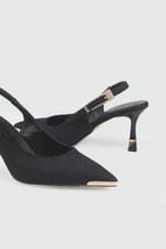 arkası açık topuklu Siyah Zara Kadın Topuklu MY BELLA MHÇ-074 Kadın Stiletto MY BELLA My Bella TLT-101 Kadın 26Y