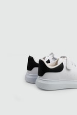 Bağcıklı Rahat Beyaz Siyah Çocuk Sneaker ARVENZO 160 Çocuk Sneaker Arvenzo ARVENZO 160 FLET 24Y