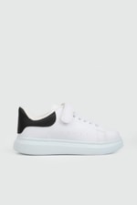 Bağcıklı Rahat Beyaz Siyah Çocuk Sneaker ARVENZO 160 Çocuk Sneaker Arvenzo ARVENZO 160 FLET 24Y
