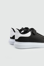 Bağcıklı Rahat Siyah Beyaz Çocuk Sneaker ARVENZO 160 Çocuk Sneaker Arvenzo ARVENZO 160 FLET 24Y