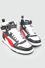 Bilekten Boğazlı Basket Beyaz Siyah Kırmızı Unisex Spor Ayakkabı 385839-05 Unisex Basketbol Puma PUMA 385839-05  RBD Game UNSX