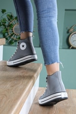 Boğazlı Cilt Converse Gri Unisex Spor Ayakkabı 3500 Unisex Günlük Spor Ayakkabı Beınsteps Beinsteps 3500 İnce Uzun 22K