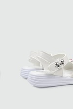 boncuklu sandalet Beyaz Çocuk Sandalet 25Y-8307 Çocuk Sandalet Vicco Butiqe 25Y-8307 FİLET
