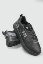 Casual Siyah Erkek Spor Ayakkabı 221-2389 Erkek Günlük Spor Ayakkabı M.P M.P 221-2389 MER 22Y
