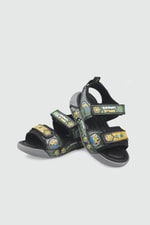 Çocuk Emoji Detaylı Terlik/Sandalet Siyah Çocuk Sandalet 25Y-8307 Çocuk Sandalet Butiqe Butiqe 26Y-3801 FİLET