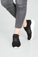 Çorap Model Triko Tül Detaylı Sneakers Siyah Kadın Spor Ayakkabı OPPACY Kadın Günlük Spor Ayakkabı Beınsteps Beinsteps 602 Oppacy 22y