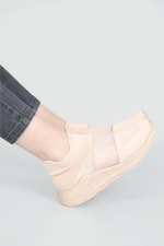 Çorap Model Triko Tül Detaylı Sneakers Pudra Kadın Spor Ayakkabı OPPACY Kadın Günlük Spor Ayakkabı Beınsteps Beinsteps 602 Oppacy 22y
