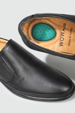 Deri Jelli Ortapedik Rahat Comfort Siyah Erkek Ayakkabı G-532-1 Erkek Rahat / Confort Anatomik Wow Plus WOW PLUS G-532-1 MER POLİ