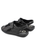 Deri Ortopedik Sıyah Erkek Sandalet 2003 Erkek Sandalet Beren BEREN 2003 MER SNDLT