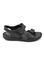 Deri Ortopedik Sıyah Erkek Sandalet 2003 Erkek Sandalet Beren BEREN 2003 MER SNDLT